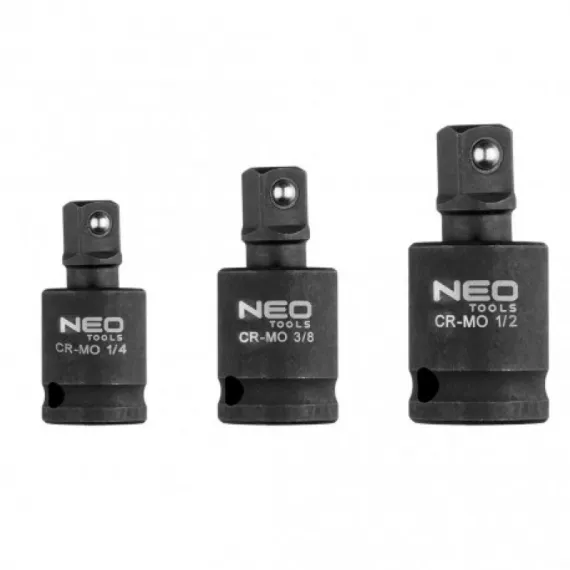 Csuklós toldó készlet Neo 10-256 1/4" 3/8" 1/2" ütvecsavarozóhoz