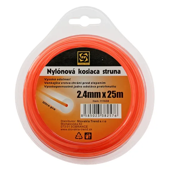 Damil fűszegélynyíróhoz dualcut dbr 2,4 mm 25 m kerek
