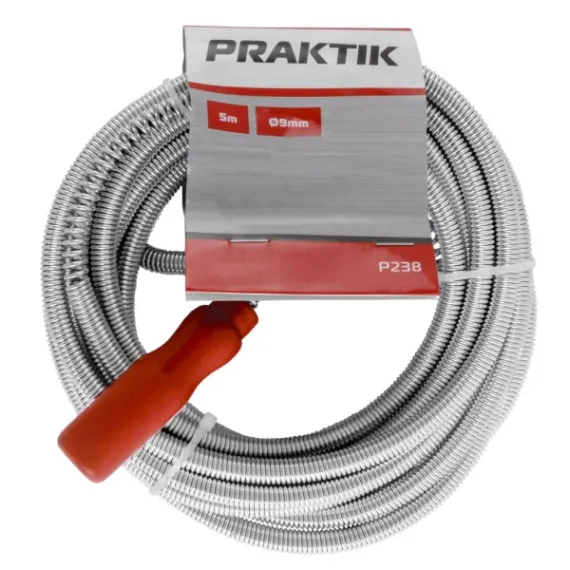 Csőtisztító spirál Praktik 5 m/ p238
