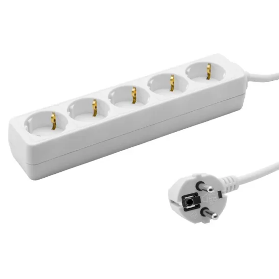 Elosztó 5-ös, 3 m kábellel Praktik 3x1,5mm2/ p119