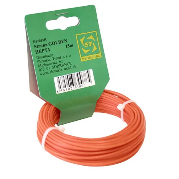 Damil fűszegélynyíróhoz golden economy 1,6 mm 15 m kerek