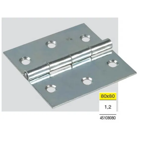 Csuklóspánt IBFM 80x80 horganyzott/24 db