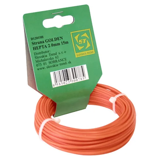 Damil fűszegélynyíróhoz golden economy 2,0 mm 15 m kerek