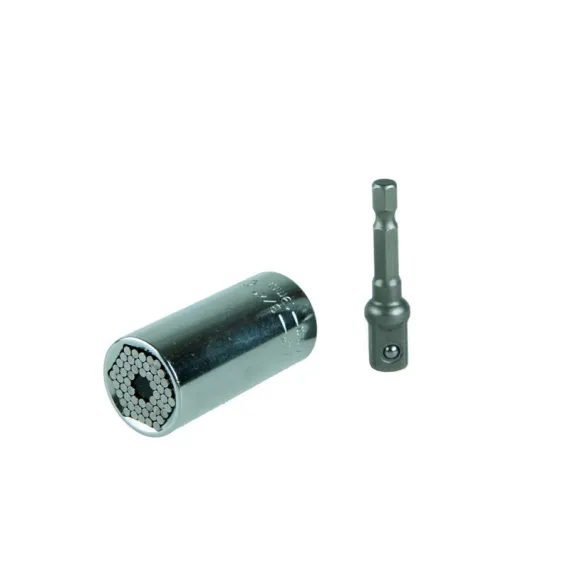 Dugókulcs univerzális 7-19 mm 3/8"-os adaptrrel 17810