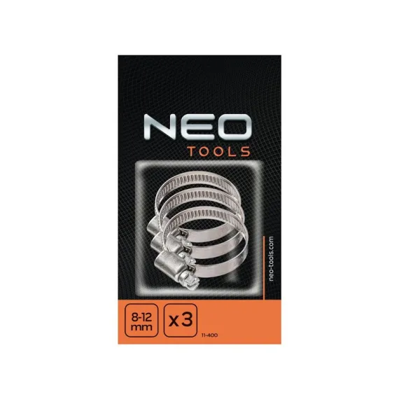 Csőbilincs Neo 11-400 8-12 / 9mm w4 3 db