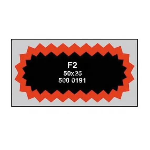 Foltragasztó f2/100 db /50x25 mm/