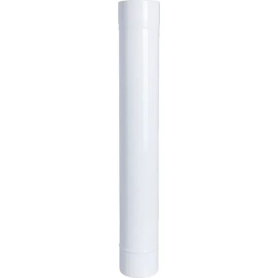 Füstcső hazai 118/80 cm fehér