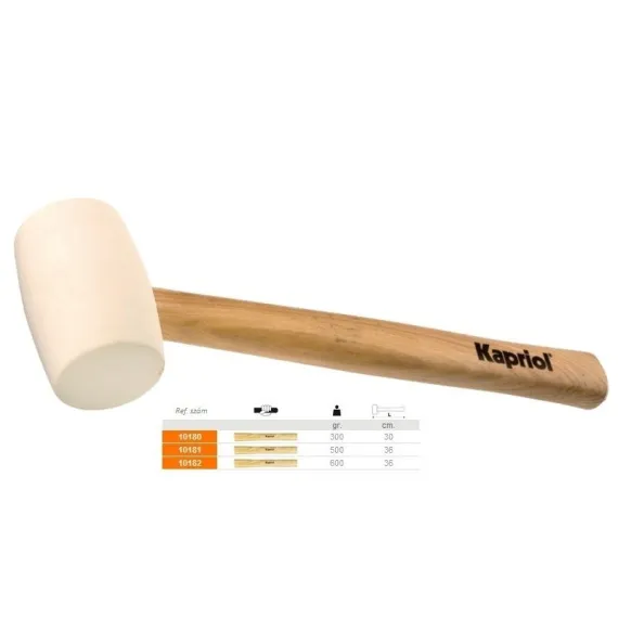 Gumikalapács Kapriol 110182 fehér 600 gr