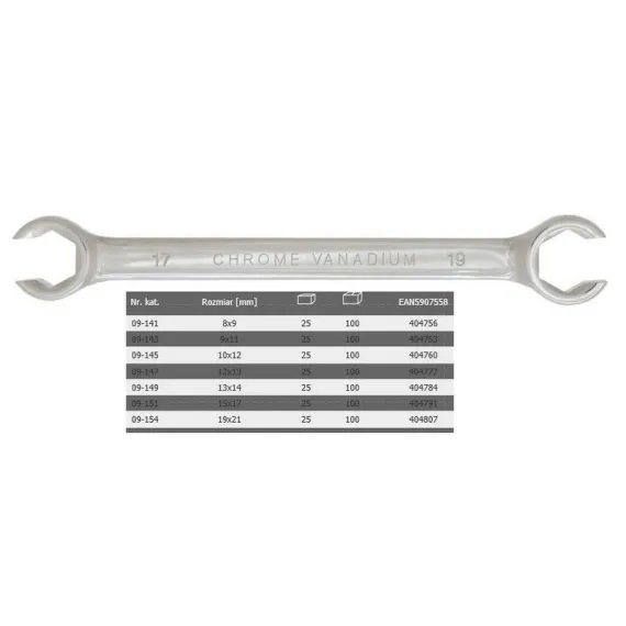 Fékcsőkulcs Neo 09-141 8-9 mm