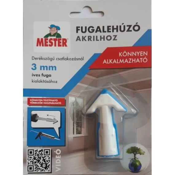 Fugalehúzó akrilhoz íves fugákhoz 3 mm