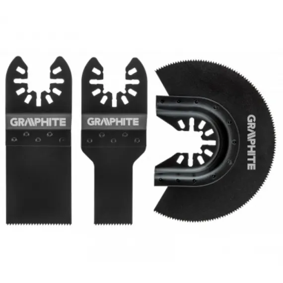 Fűrészlap készlet Graphite 56h070 multifunkciós géphez, 3 db