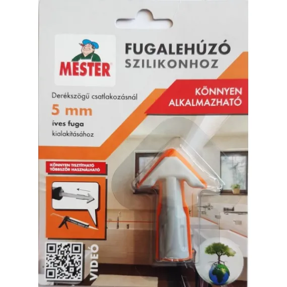 Fugalehúzó szilikonhoz íves fugákhoz 5 mm