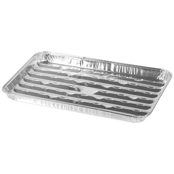 Grilltálca alu négyszögletes 34x23 cm 3db-os csomag 2212286
