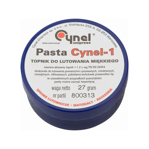 Forrasztó krém cynel 44e816 27 gr