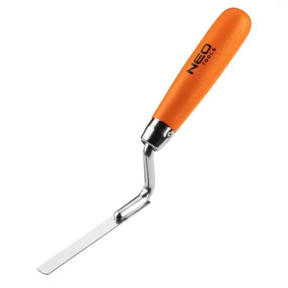 Fugázókanál Neo 50-112, rozsdamentes 10 mm, fa markolat