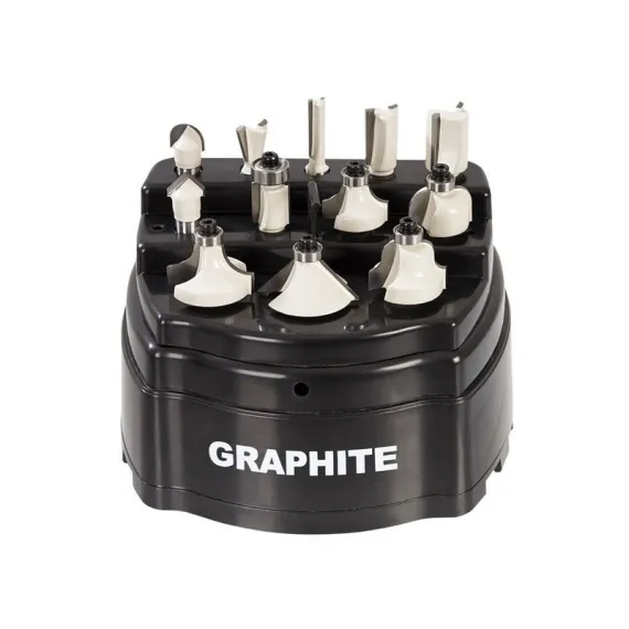 Felsőmaró készlet Graphite 57h210 12r 8mm