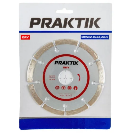 Gyémántvágó Praktik 230mm száraz-szegmens/ p269