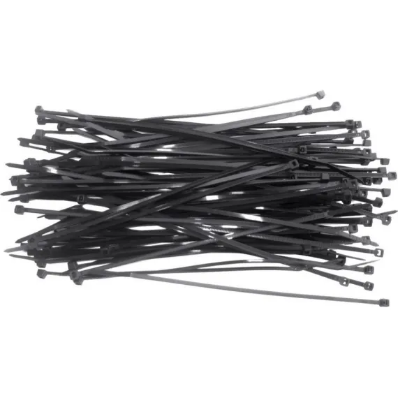 Kábelkötegelő Top Tools 2,5x200mm/100 db fekete