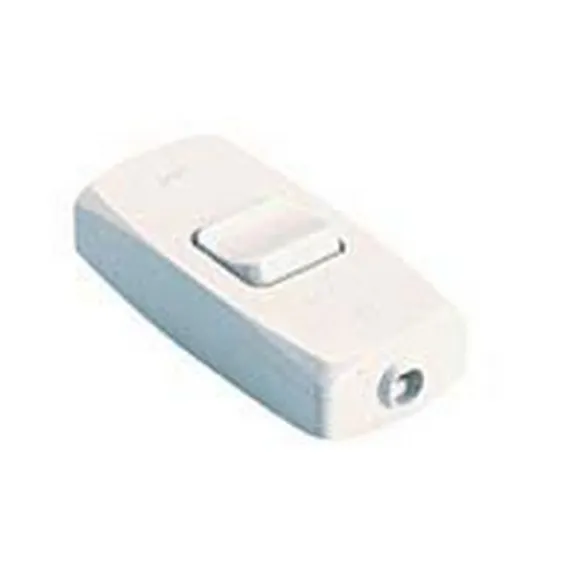 Kapcsoló zsinórhoz 4a 250v fehér 440 /lapos/