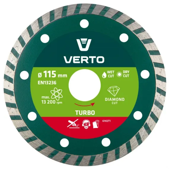 Gyémántvágó Verto 61h2t1 115 mm turbo