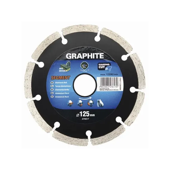 Gyémántvágó Graphite 57h617 125mm szegmens