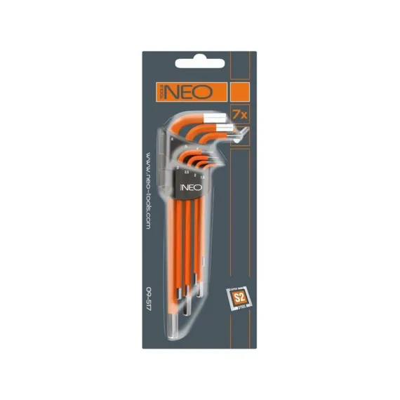 Imbuszkulcs készlet Neo 09-517 7 r 1,5-6 mm