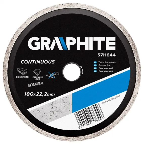 Gyémántvágó Graphite 57h644 180mm vizes