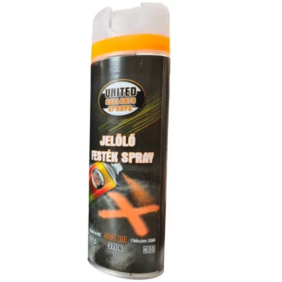 Jelölő spray 500 ml narancssárga