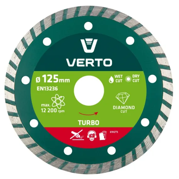 Gyémántvágó Verto 61h2t5 125 mm turbo