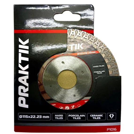 Gyémántvágó kemény csempéhez, Praktik - 115mm/ p1016