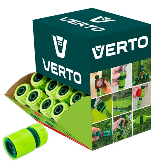 Gyorscsatlakozó Verto 15g720-30 1/2" 30 db-os kisz. kínálódobozban