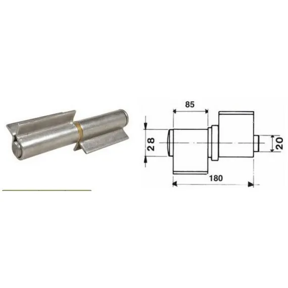 Kivehetőcsapú p.IBFM 180 mm /4db