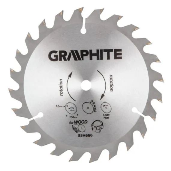 Körfűrészlap Graphite 55h666 150x10 1,6mm z24