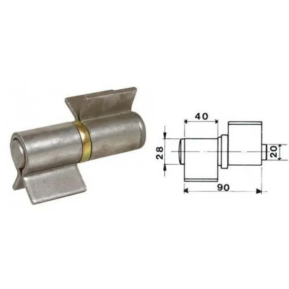 Kivehetőcsapú p.IBFM 90mm szárnyas /8db