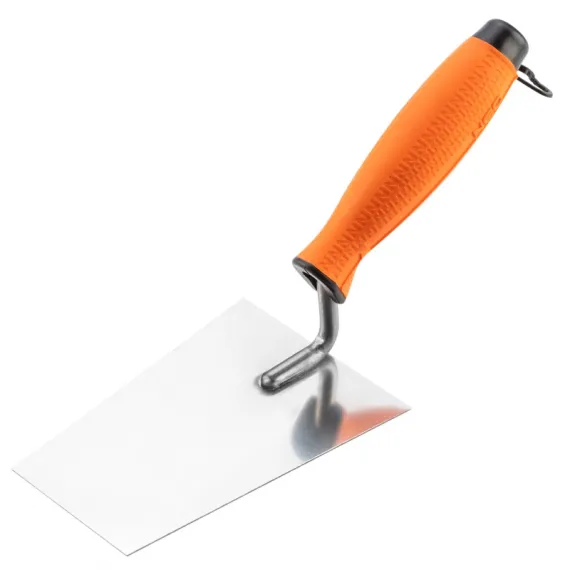 Kőműves kanál Neo 50-146, szögl. berni, 140 mm, kétkomp. markolat