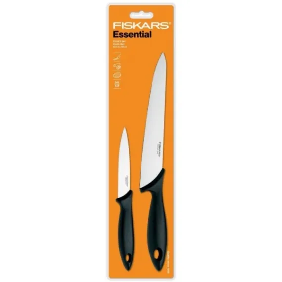 Kés készlet Fiskars szakács / 2 késsel essential /1065582/