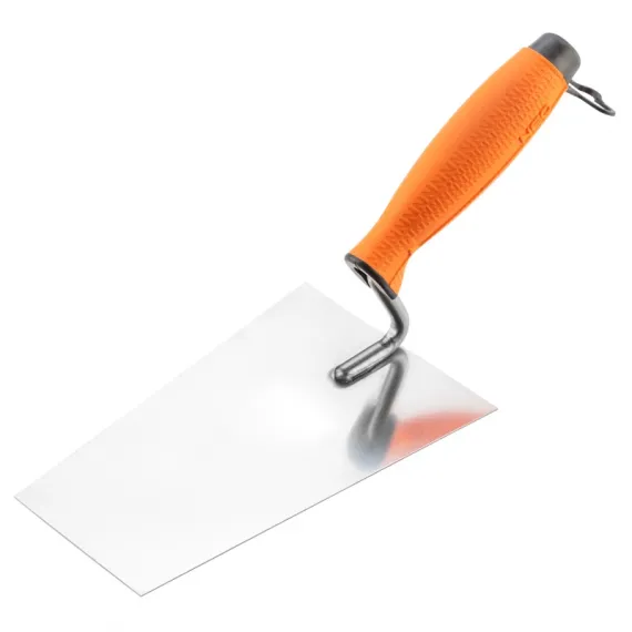 Kőműves kanál Neo 50-148, szögl. berni, 180 mm, kétkomp. markolat