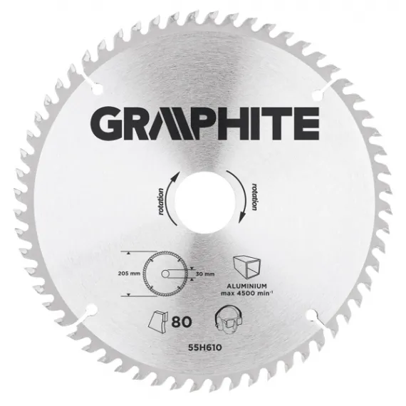 Körfűrészlap Graphite 55h610 210x30 z 100 alu