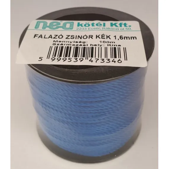 Kőműveszsinór 1.6 mm /100 m kék
