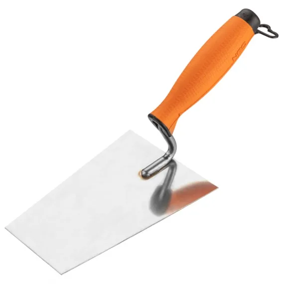 Kőműves kanál Neo 50-147, szögl. berni, 160 mm, kétkomp. markolat