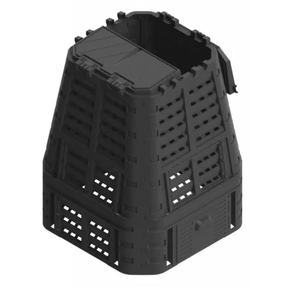 Komposztáló Patrol 740 l fekete (kompost740czapg011)