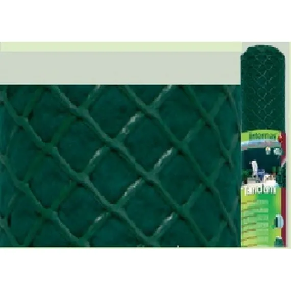 Kertirács műanyag 1 fm 20x20 mm/25 m zöld