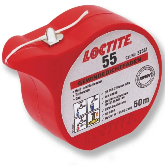 Menettömítő zsinór loctite 55 50 m