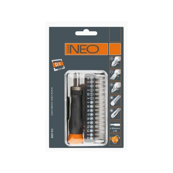 Műszerészcsavarhúzó készlet Neo 04-228 17 r