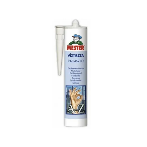 Mindent ragasztó mester 290 ml / víztiszta ragasztó/