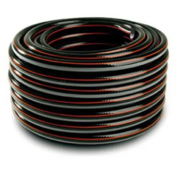 Locsolótömlő 3/4" fekete, narancss. csíkkal /20m