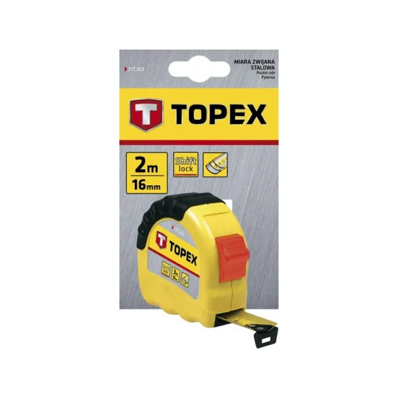 Mérőszalag Topex 27c302 2 m/16 mm