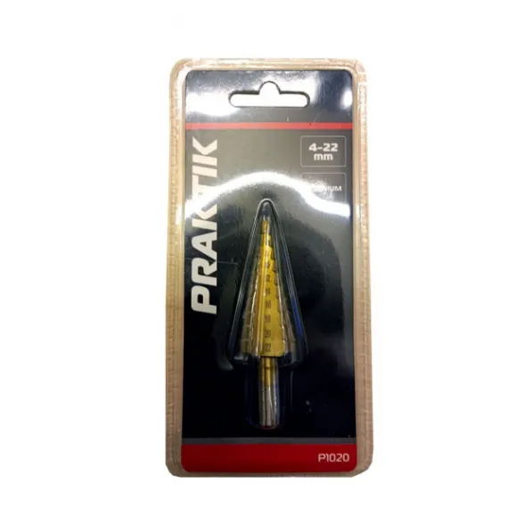 Lépcsős fúrószár Praktik 4-22 mm/ p1020