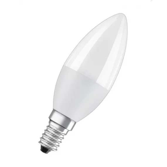 Led gyertya 7w e14 806lm 4000k semleges fehér fényforrás ra80 230v value clb60 fr matt