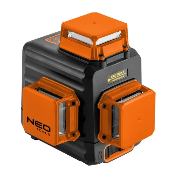 Lézeres szintező akkus Neo 75-109 20 m 360 fokos zöld lézer